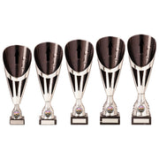 Rising Stars Deluxe Black & Silver Trophy