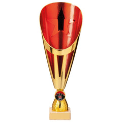 Rising Stars Deluxe Red & Gold Trophy