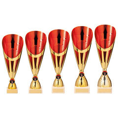Rising Stars Deluxe Red & Gold Trophy