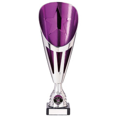 Rising Stars Deluxe Purple & Silver Trophy