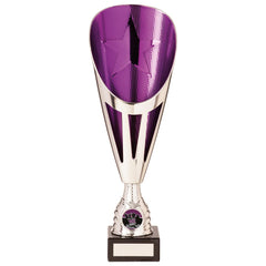 Rising Stars Deluxe Purple & Silver Trophy