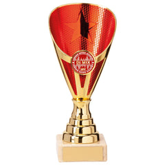 Rising Stars Premium Gold & Red Trophy