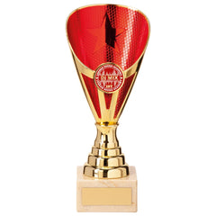 Rising Stars Premium Gold & Red Trophy