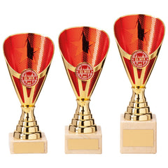 Rising Stars Premium Gold & Red Trophy