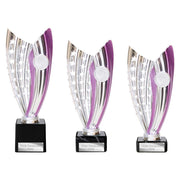 Glamstar Legend Purple & Silver Trophy
