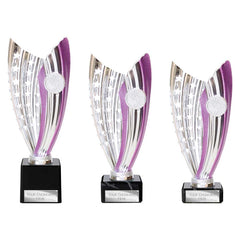 Glamstar Legend Purple & Silver Trophy