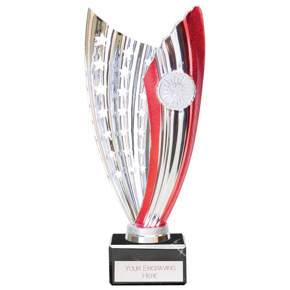Glamstar Legend Red & Silver Trophy – 220mm