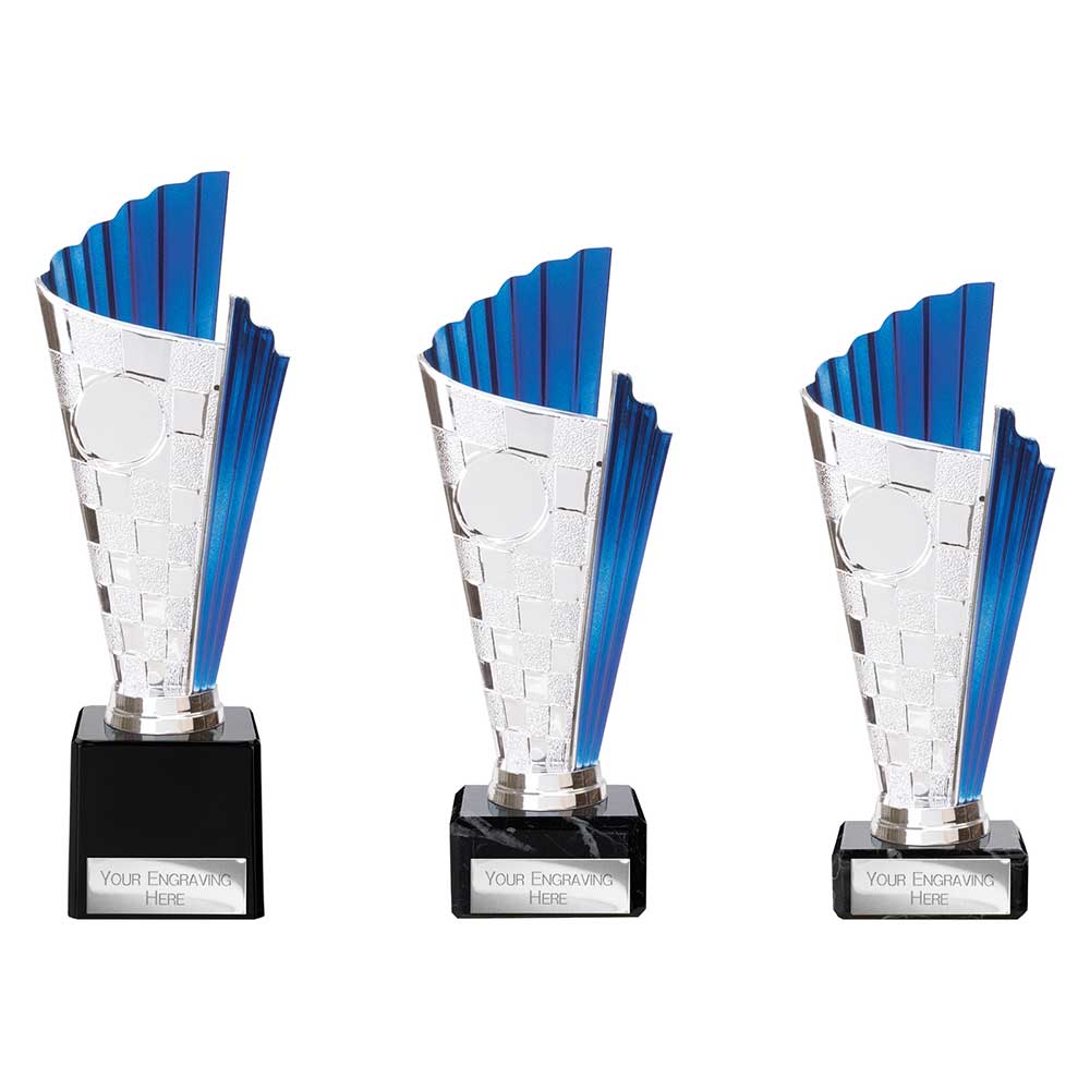 Flash Legend Blue & Silver Trophy
