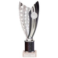 Glamstar Black & Silver Tube Trophy