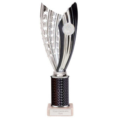 Glamstar Black & Silver Tube Trophy
