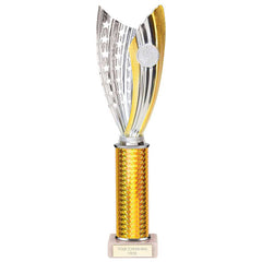Glamstar Gold & Silver Tube Trophy
