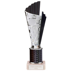 Flash Black & Silver Tube Trophy