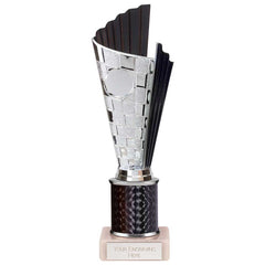 Flash Black & Silver Tube Trophy