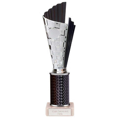 Flash Black & Silver Tube Trophy