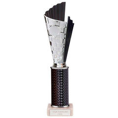 Flash Black & Silver Tube Trophy