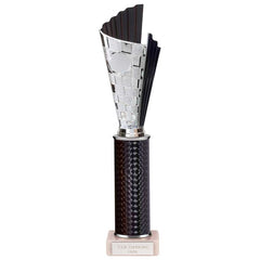 Flash Black & Silver Tube Trophy