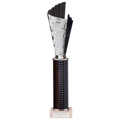 Flash Black & Silver Tube Trophy