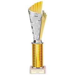 Flash Gold & Silver Tube Trophy