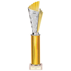 Flash Gold & Silver Tube Trophy