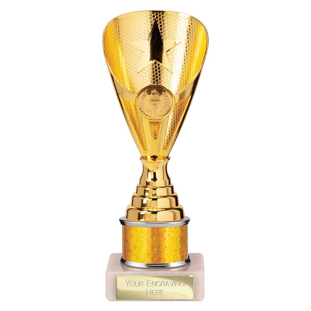 Rising Stars Gold Tube Trophy