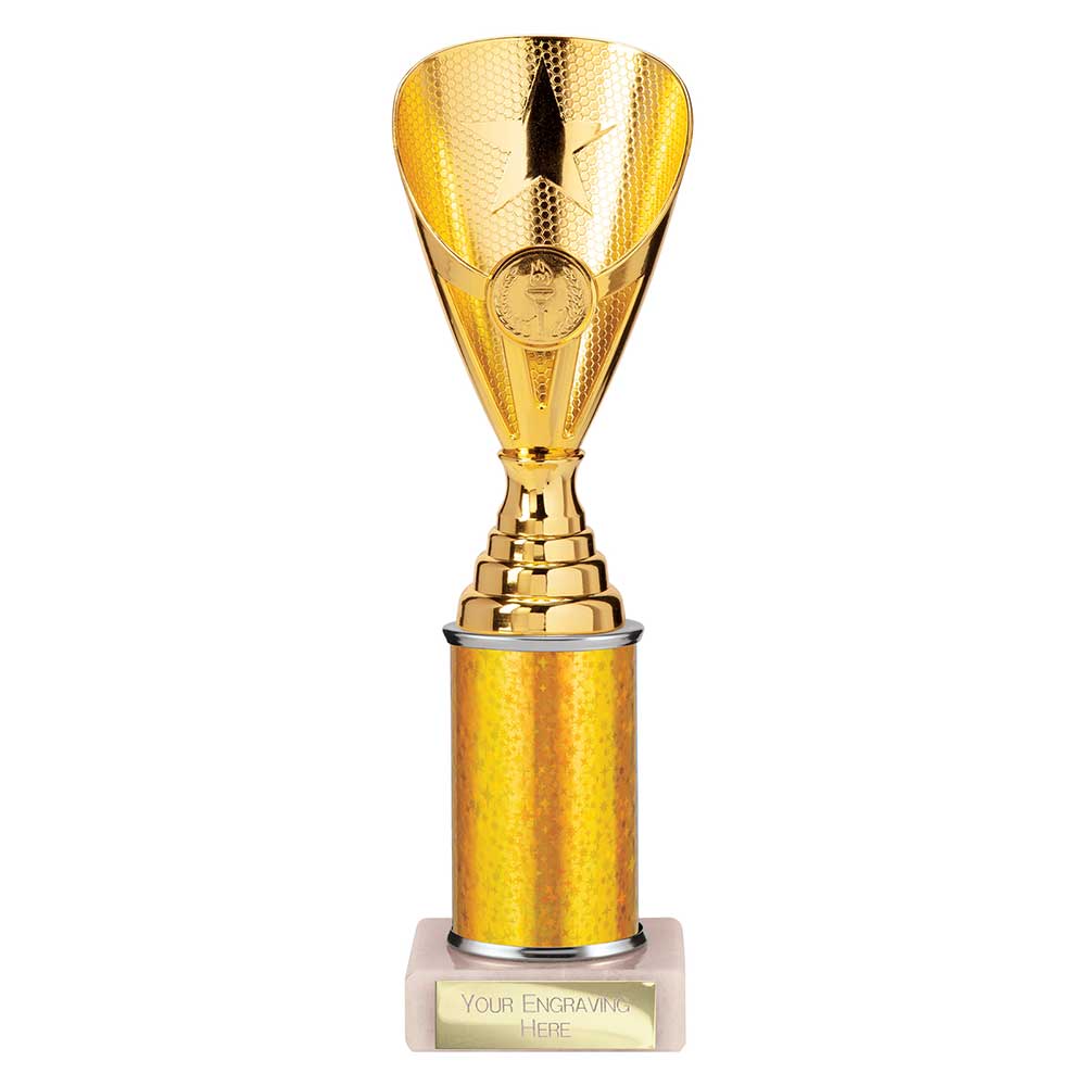 Rising Stars Gold Tube Trophy