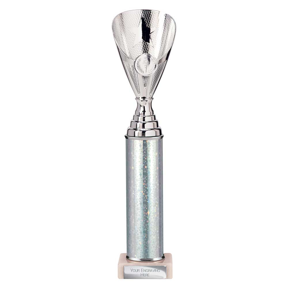 Rising Stars Silver Tube Trophy – 330mm