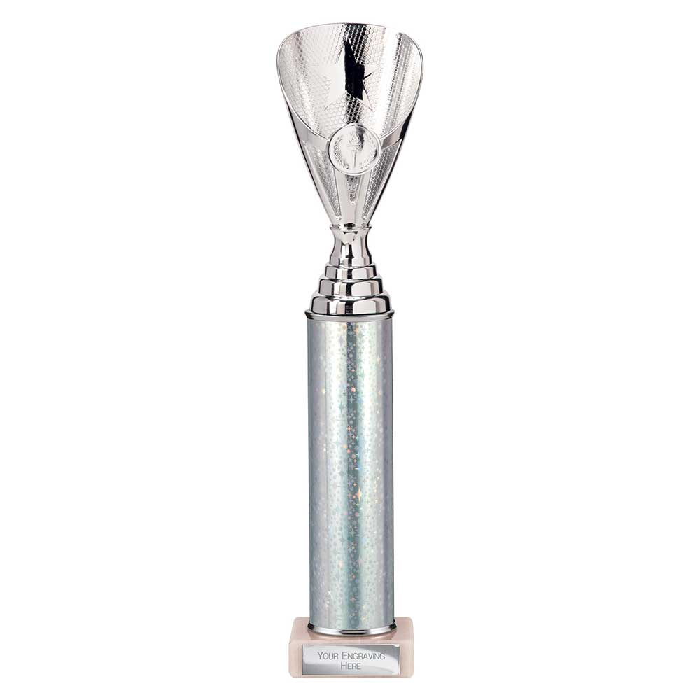 Rising Stars Silver Tube Trophy – 355mm