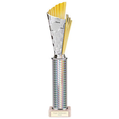 Flash Silver & Gold Tube Trophy