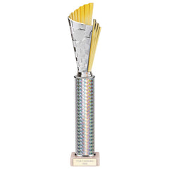 Flash Silver & Gold Tube Trophy