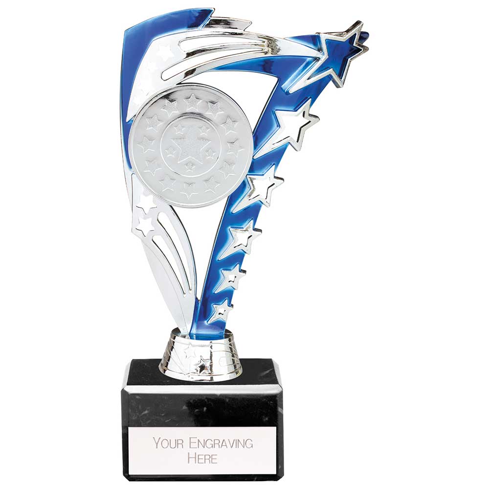 Frenzy Blue & Silver Trophy – 195mm