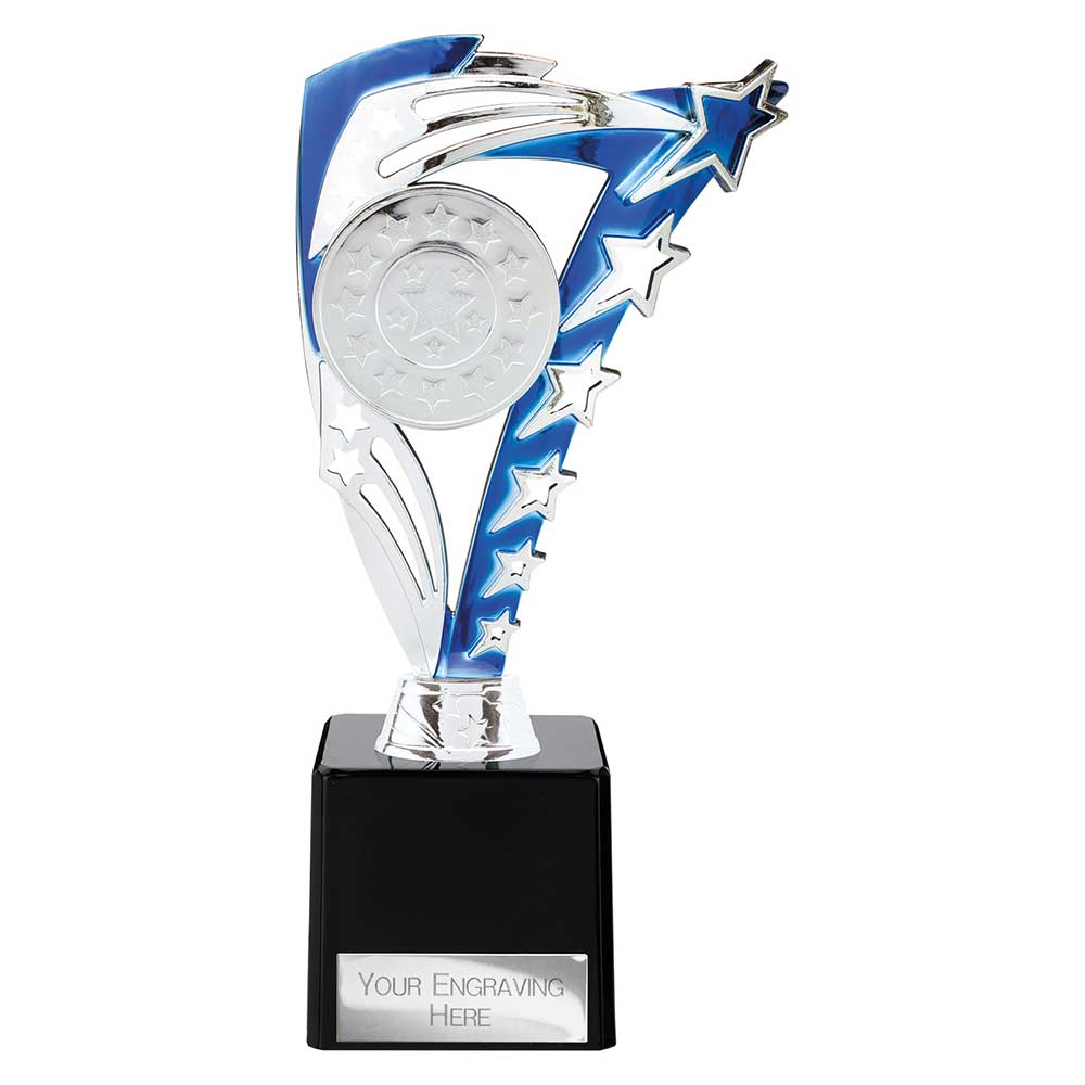 Frenzy Blue & Silver Trophy