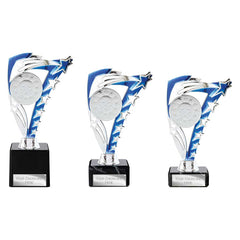 Frenzy Blue & Silver Trophy