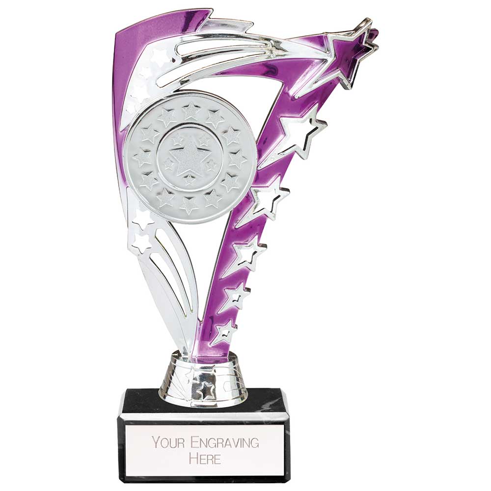 Frenzy Purple & Silver Trophy – 185mm