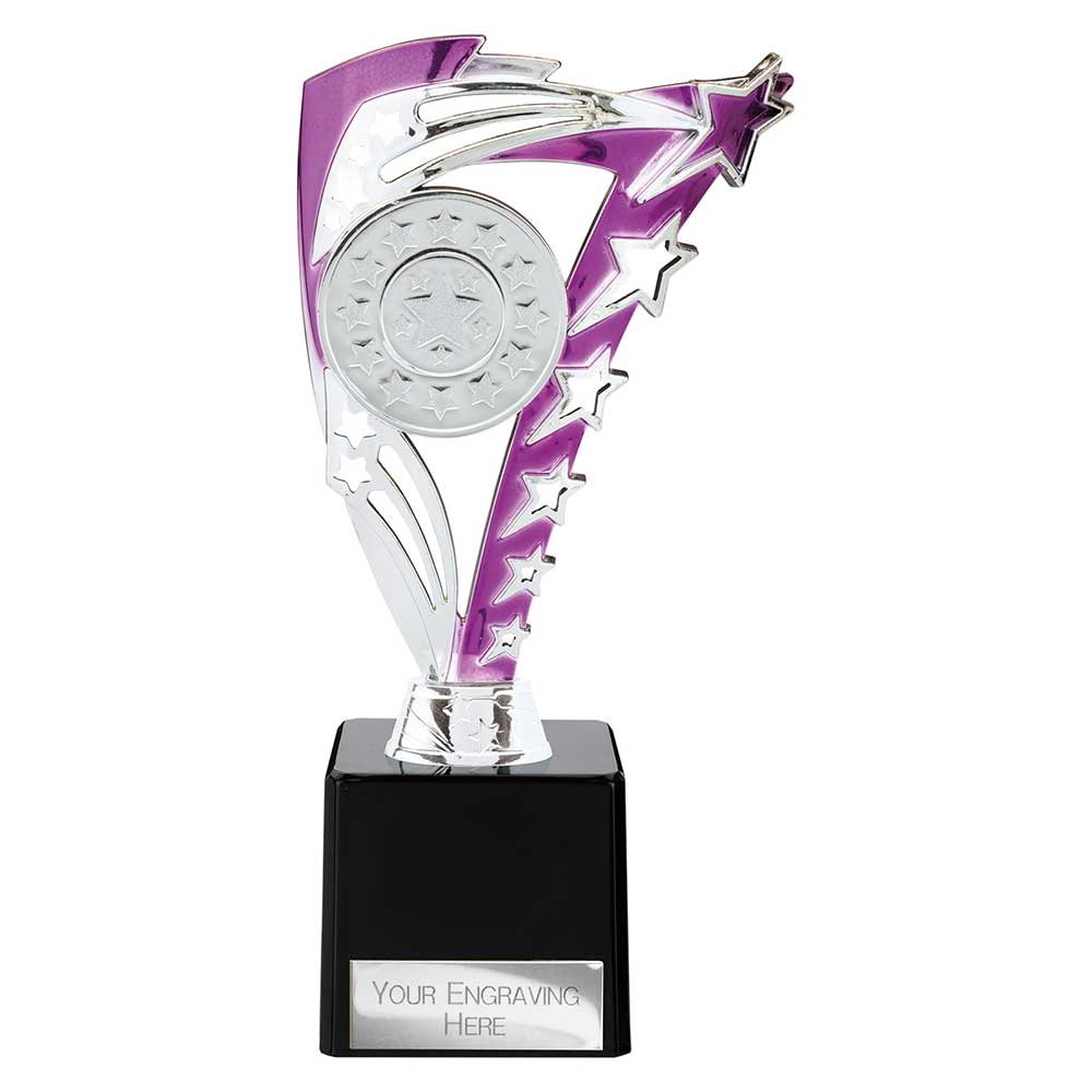Frenzy Purple & Silver Trophy