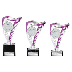 Frenzy Purple & Silver Trophy