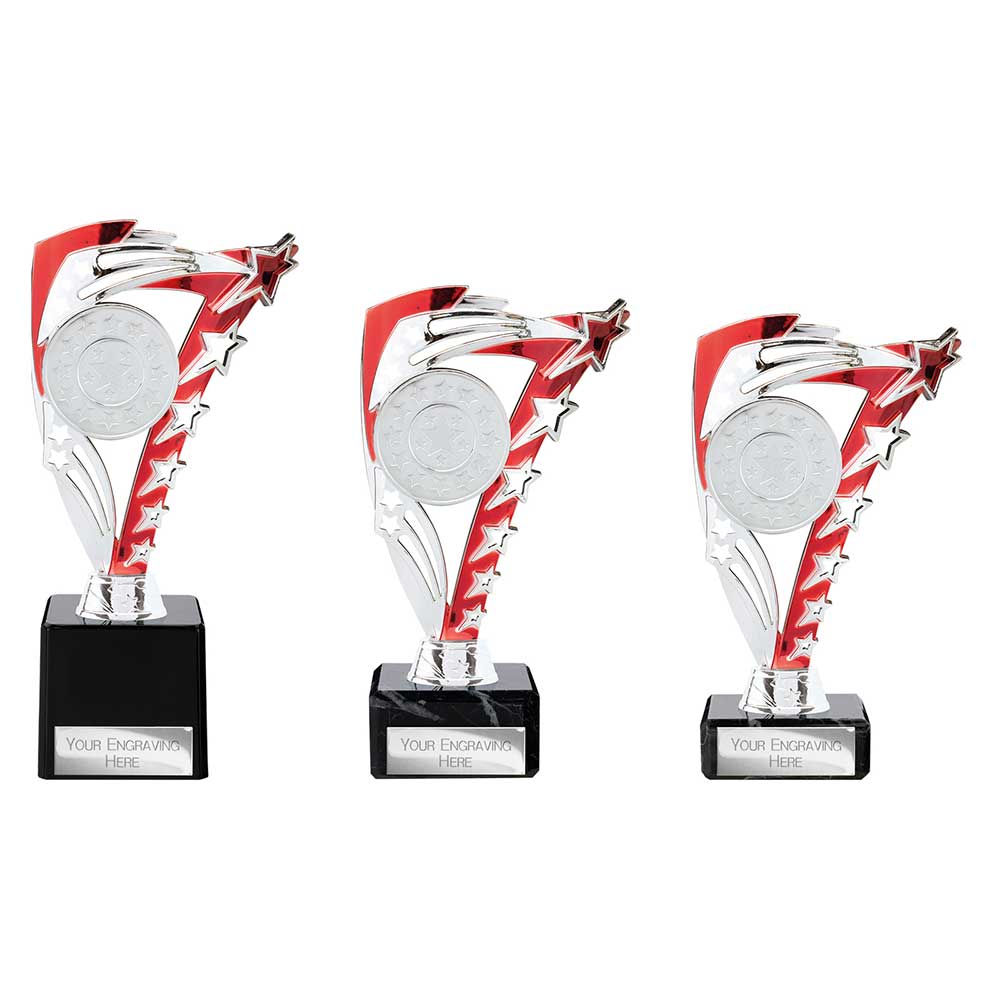 Frenzy Red & Silver Trophy