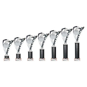 Frenzy Black & Silver Tube Trophy