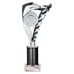 Frenzy Black & Silver Tube Trophy