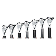 Frenzy Black & Silver Tube Trophy