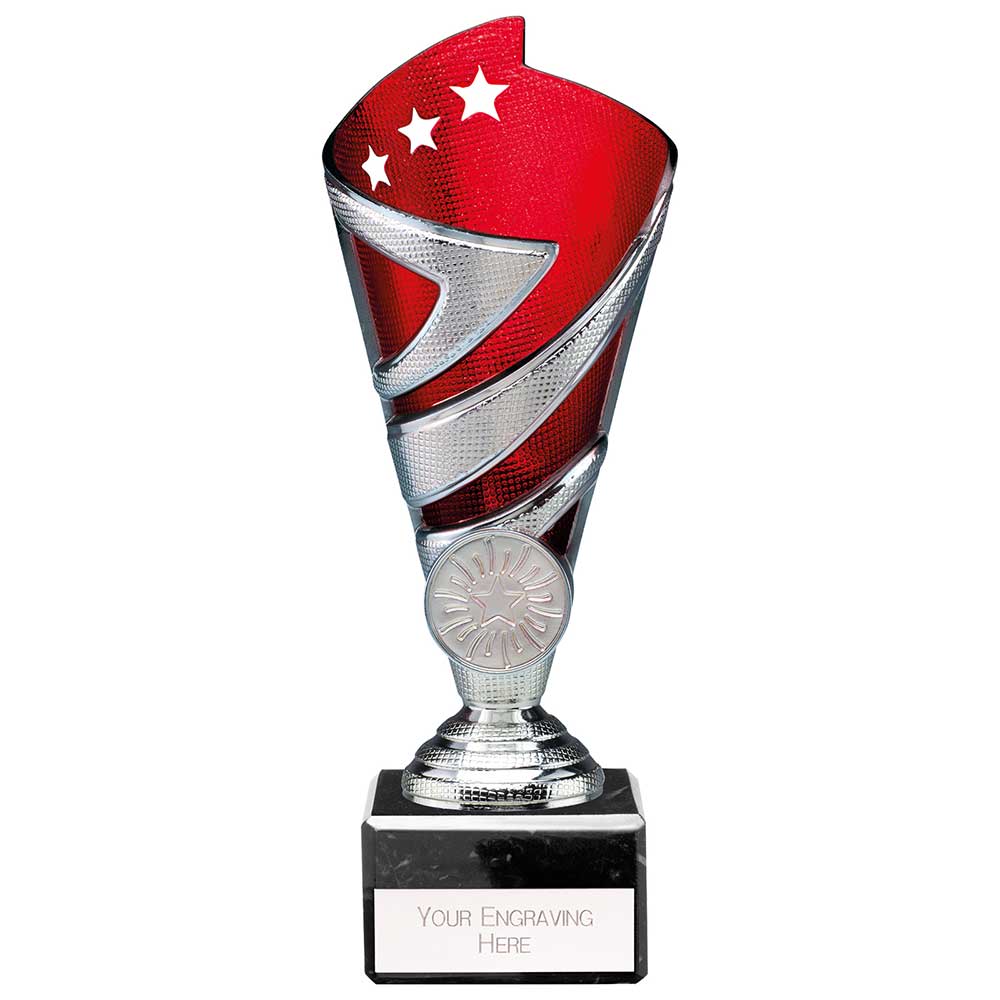 Hurricane Red & Silver Trophy