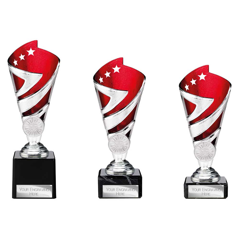 Hurricane Red & Silver Trophy