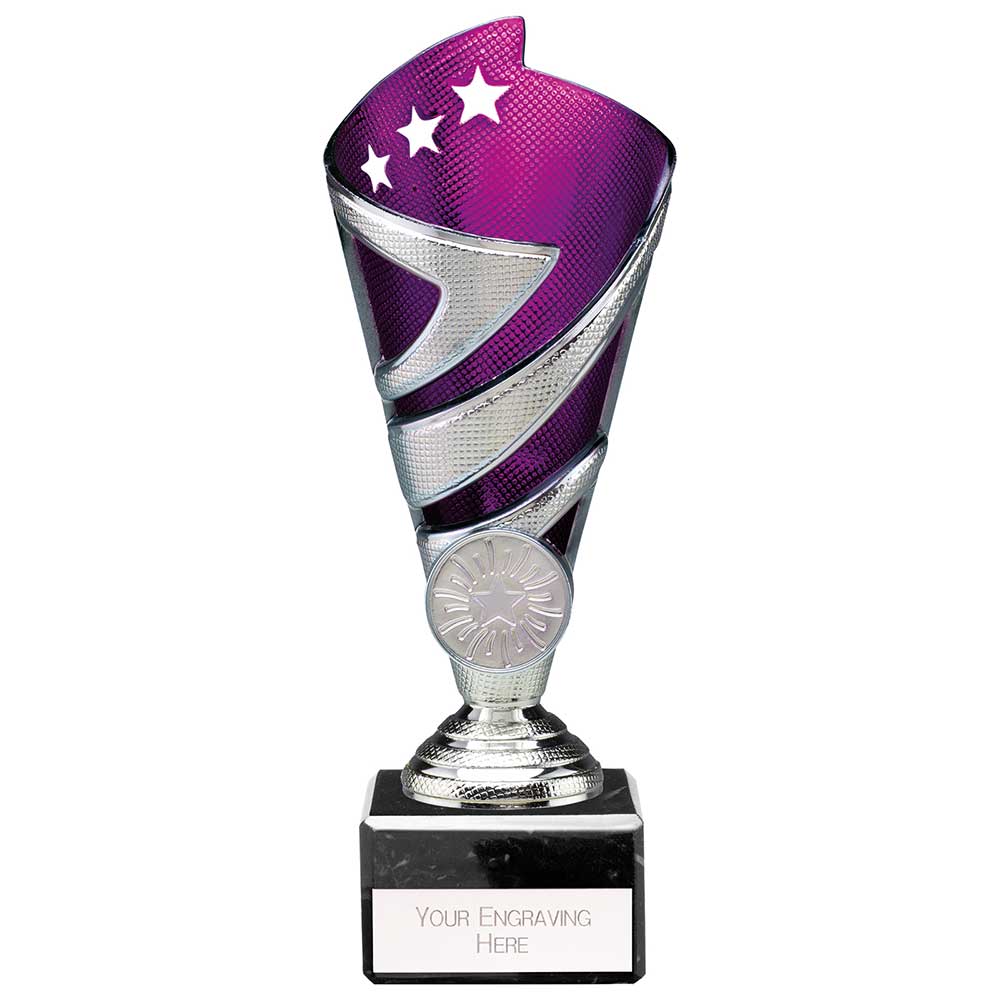 Hurricane Purple & Silver Trophy – 180mm