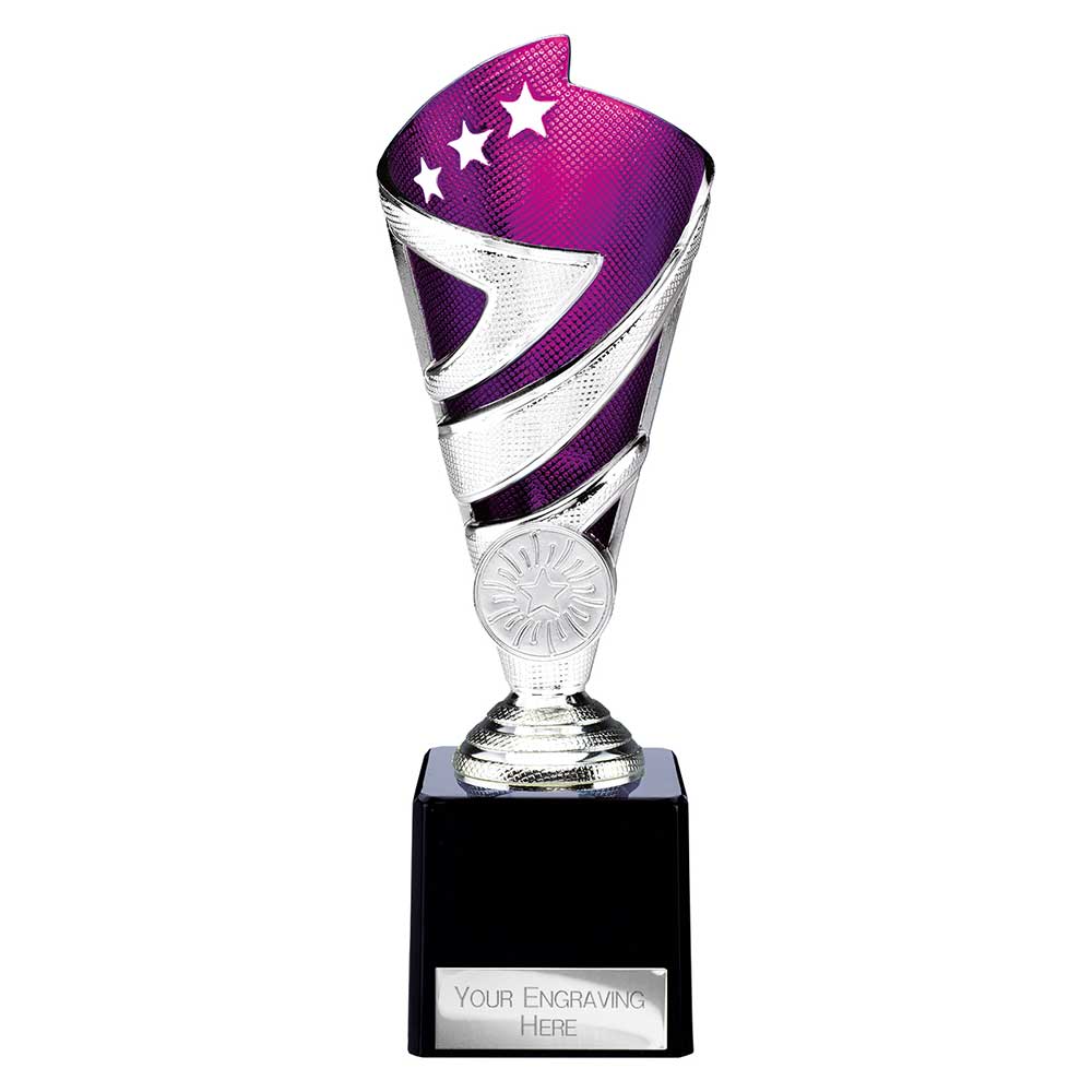 Hurricane Purple & Silver Trophy – 200mm
