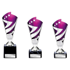 Hurricane Purple & Silver Trophy
