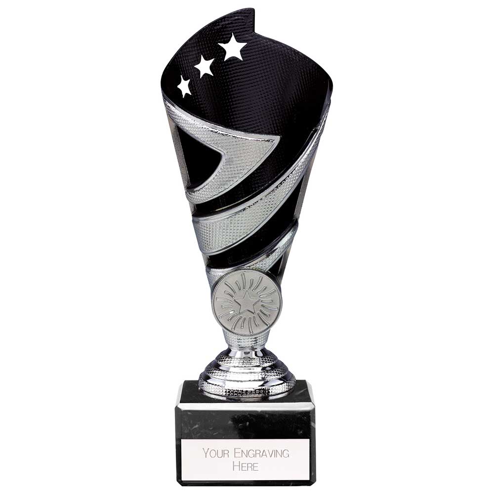 Hurricane Black & Silver Trophy