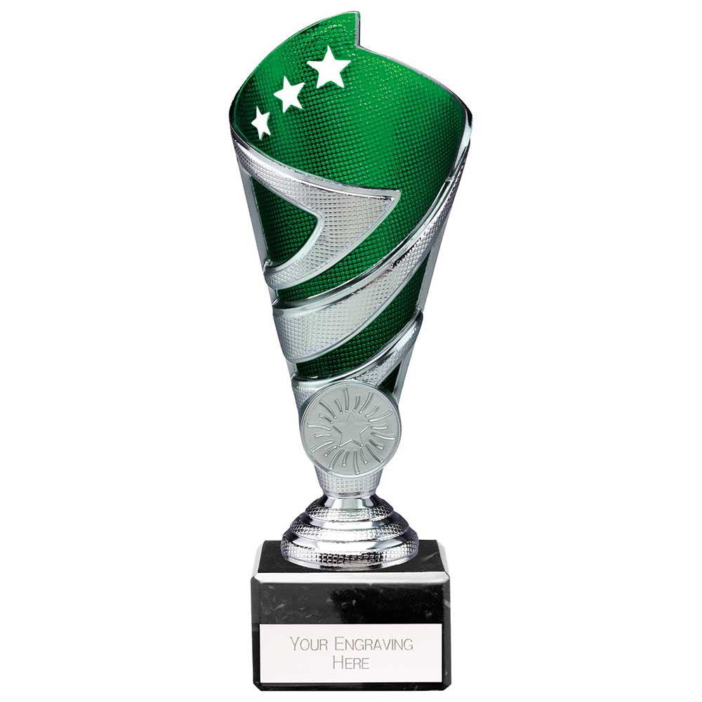Hurricane Green & Silver Trophy – 180mm