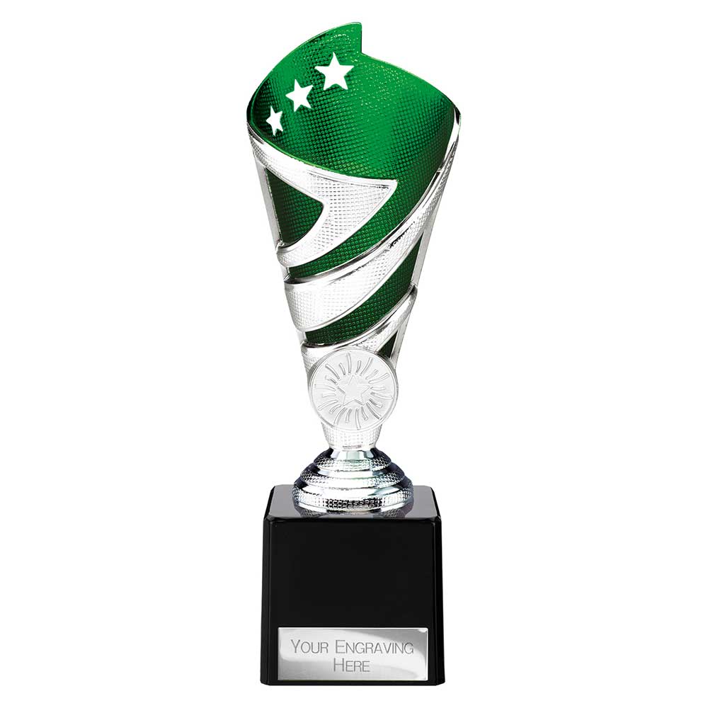 Hurricane Green & Silver Trophy – 200mm
