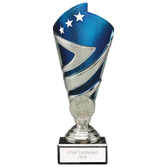 Hurricane Blue & Silver Trophy
