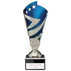Hurricane Blue & Silver Trophy