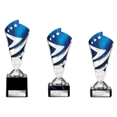 Hurricane Blue & Silver Trophy
